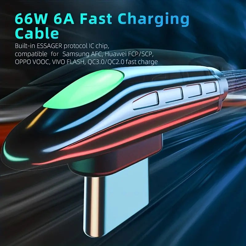 Essager 6A 3.28ft USB Type-C Fast Charging Cable