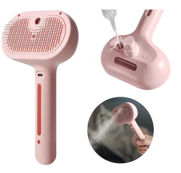 Pet Hair Spray Brush β Easy De-Shedding & Fur Removal