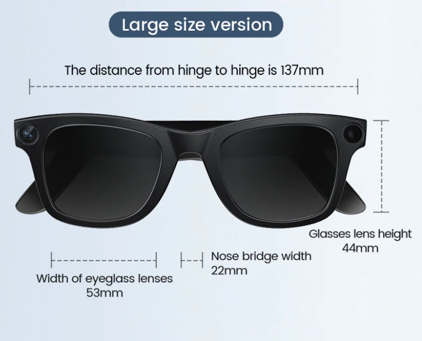 AI Camera Smart Glasses