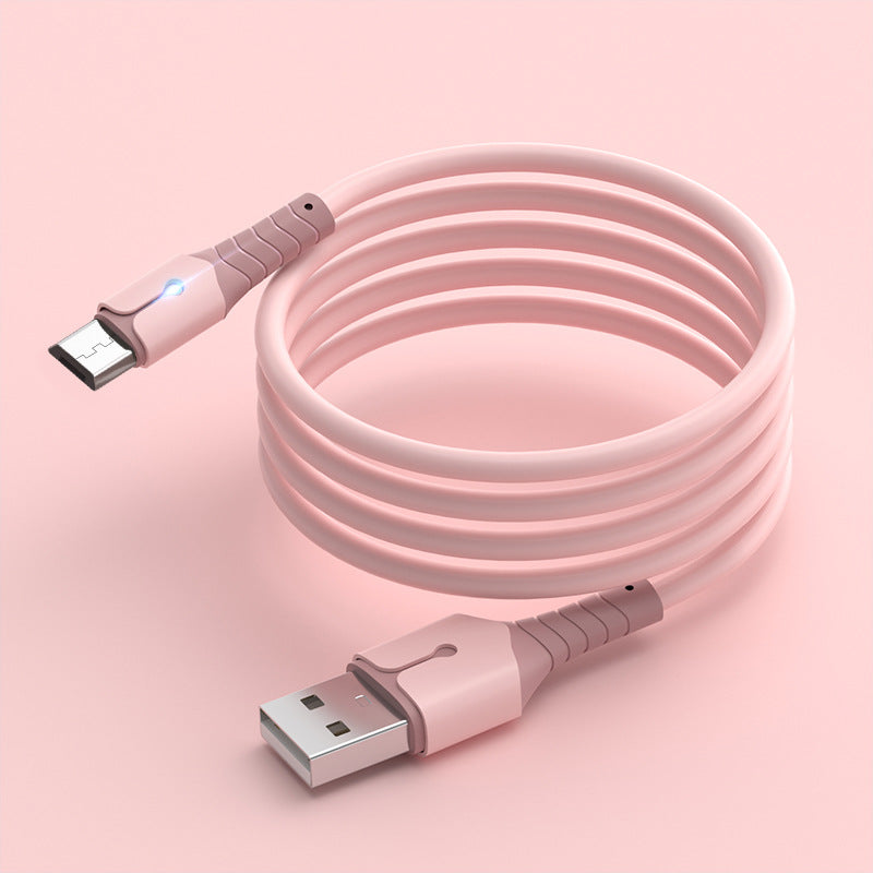 Android Type-C Charging Cable with Smart Indicator Light
