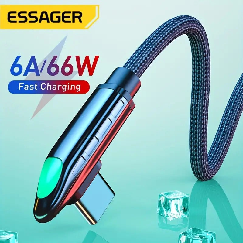 Essager 6A 3.28ft USB Type-C Fast Charging Cable