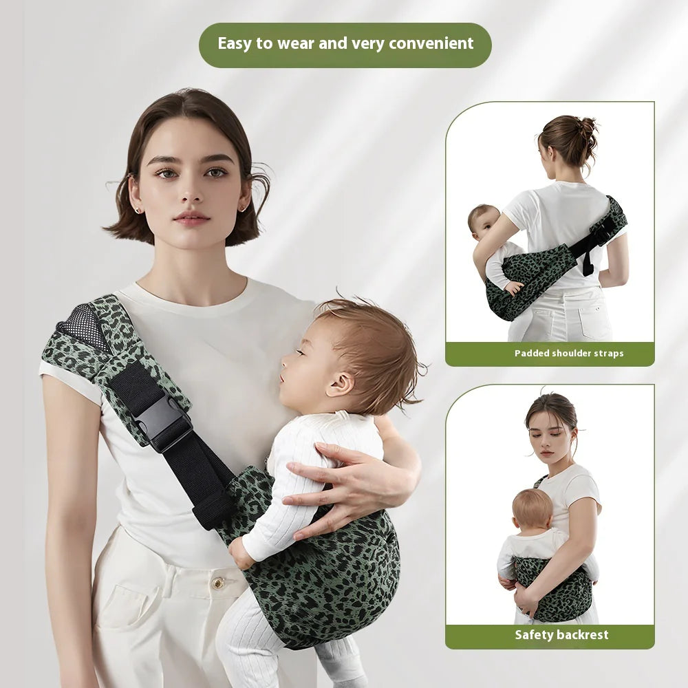 Portable One-shoulder Strap For Big Baby - Trust and Believe Purple