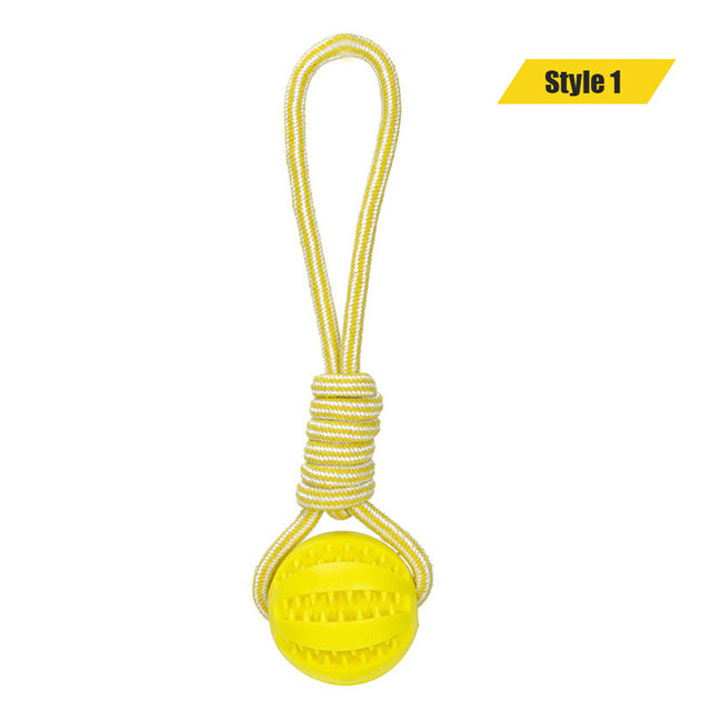Interactive Bite-Resistant Dog Pulling Rope Toy