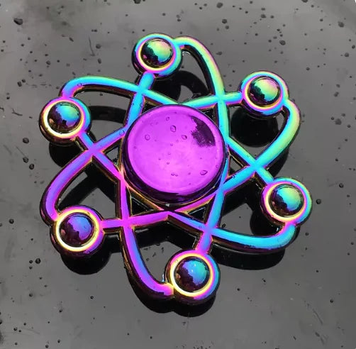 Metal Fidget Spinner - Trust and Believe Purple