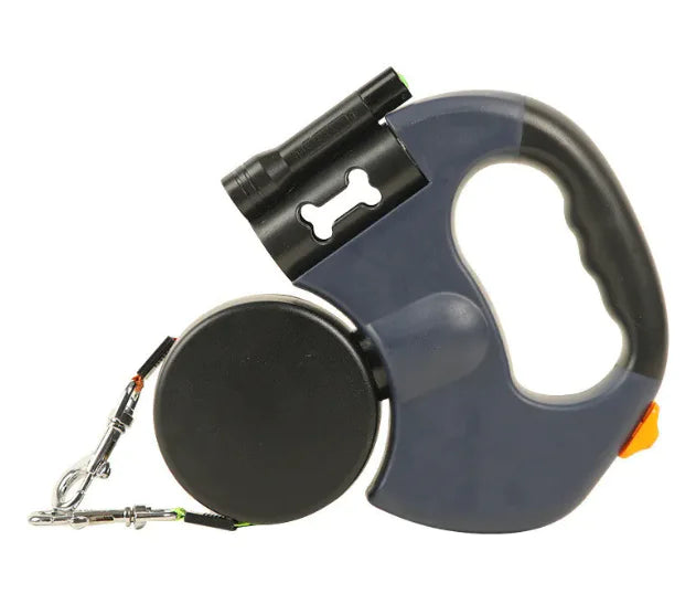 Auto Double Dog Leash – Tangle-Free Retractable Leash for Two Dogs