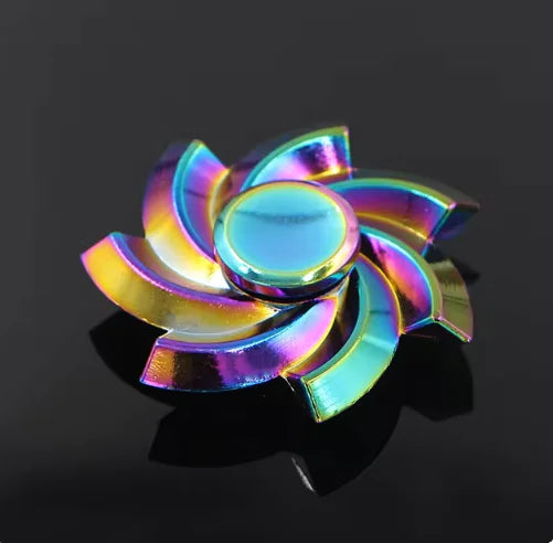Metal Fidget Spinner - Trust and Believe Purple