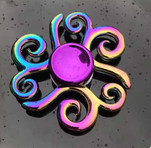 Metal Fidget Spinner - Trust and Believe Purple