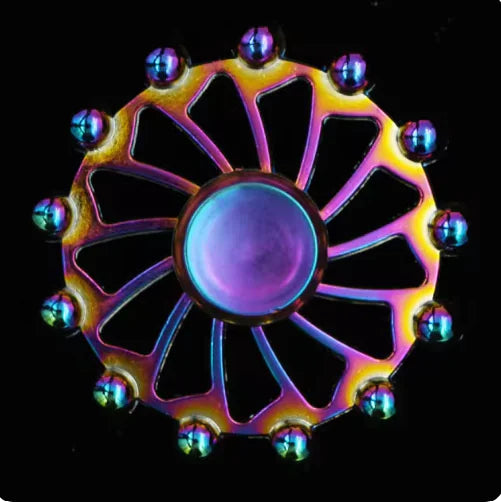 Metal Fidget Spinner - Trust and Believe Purple