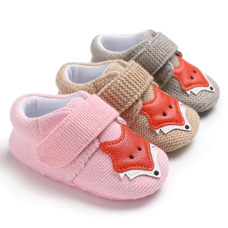 Soft Sole Cartoon Baby Shoes for 0-1 Year Olds - Trust and Believe Purple