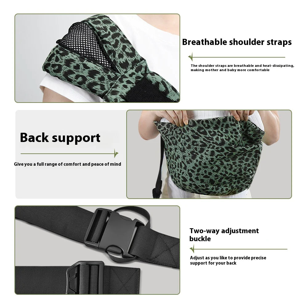 Portable One-shoulder Strap For Big Baby - Trust and Believe Purple