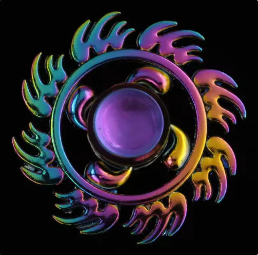 Metal Fidget Spinner - Trust and Believe Purple