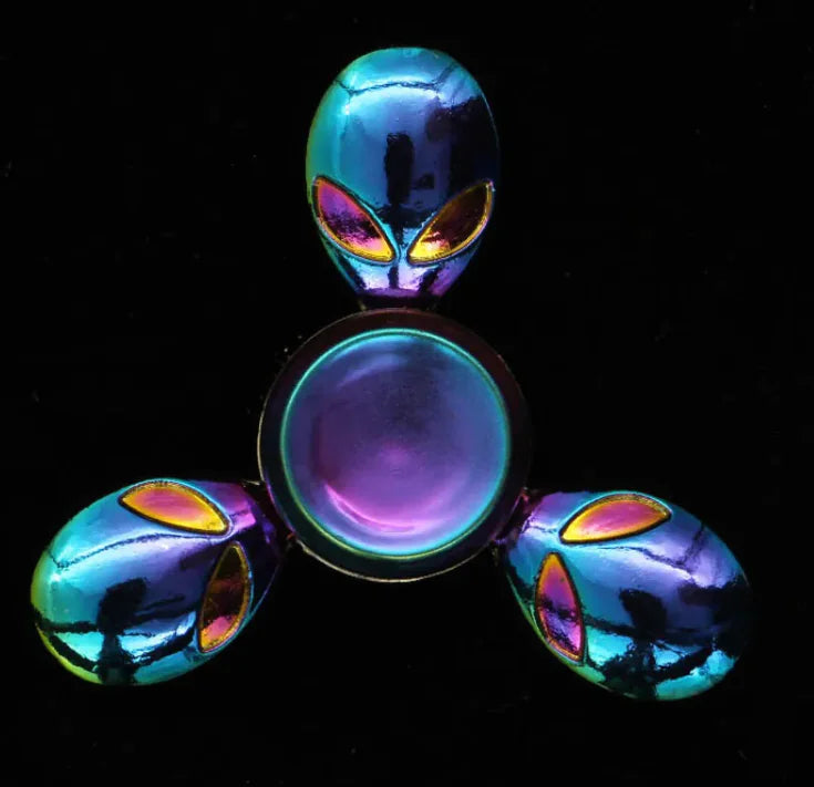 Metal Fidget Spinner - Trust and Believe Purple