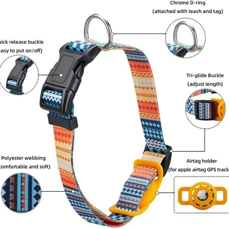 AirTag Dog Collar – Track Your Pet with Confidence 💜