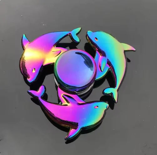 Metal Fidget Spinner - Trust and Believe Purple