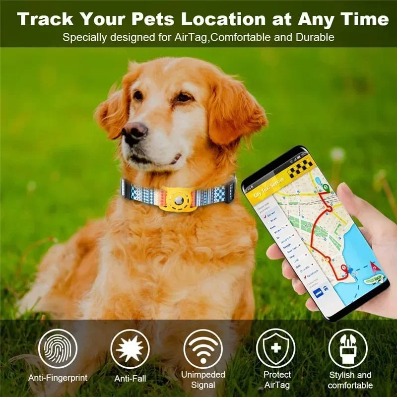 AirTag Dog Collar – Track Your Pet with Confidence 💜