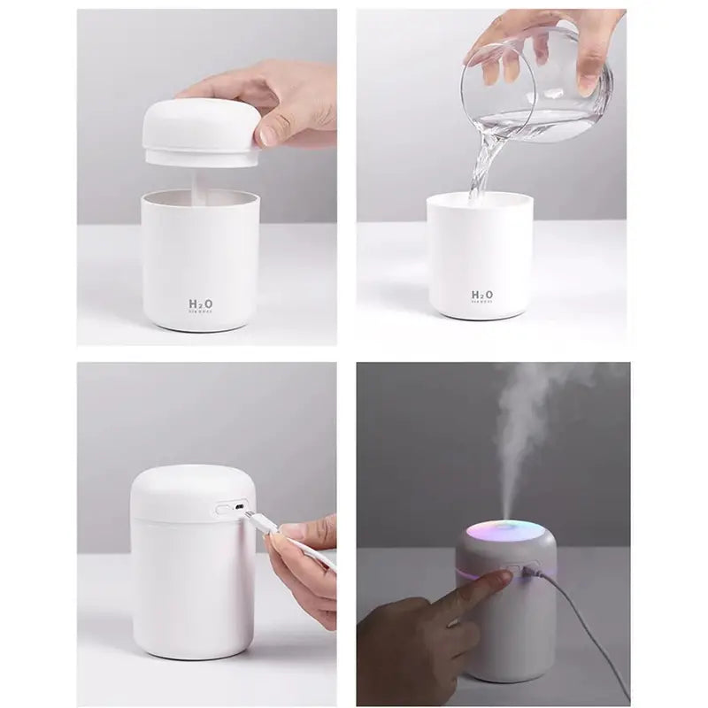 Portable USB Charging Air Humidifier for Desktop