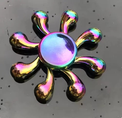 Metal Fidget Spinner - Trust and Believe Purple