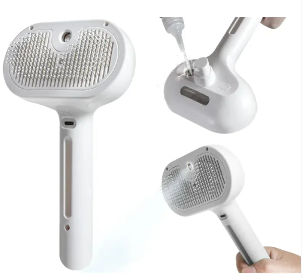 Pet Hair Spray Brush – Easy De-Shedding & Fur Removal
