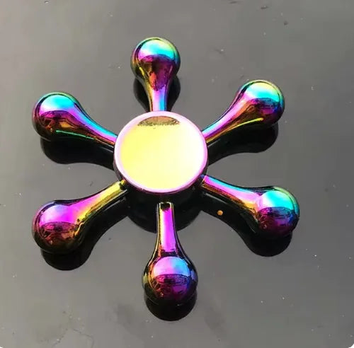 Metal Fidget Spinner - Trust and Believe Purple