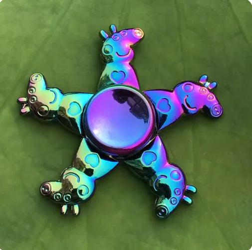 Metal Fidget Spinner - Trust and Believe Purple