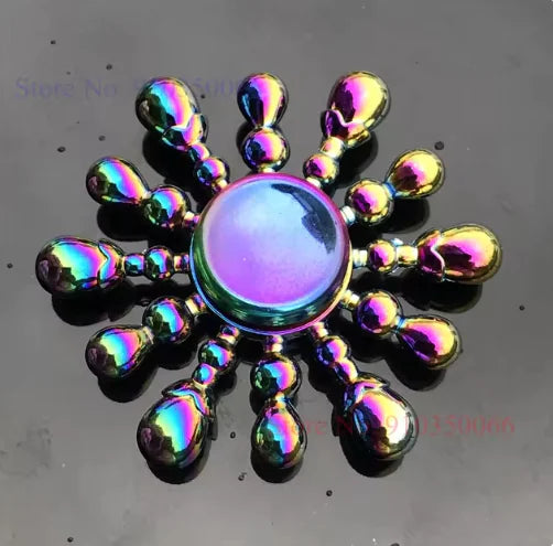 Metal Fidget Spinner - Trust and Believe Purple