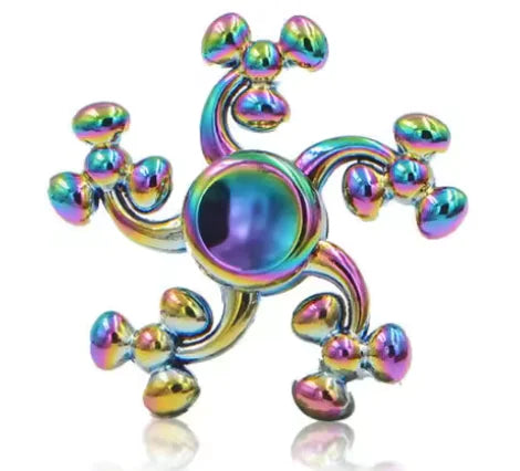 Metal Fidget Spinner - Trust and Believe Purple