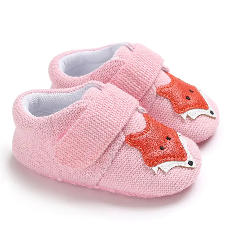 Soft Sole Cartoon Baby Shoes for 0-1 Year Olds - Trust and Believe Purple