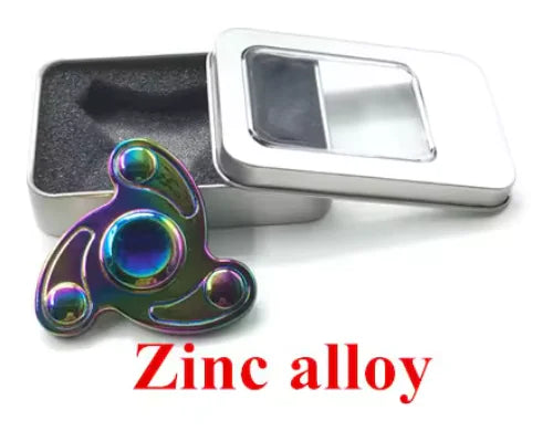 Metal Fidget Spinner - Trust and Believe Purple