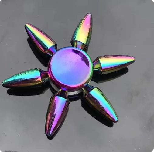 Metal Fidget Spinner - Trust and Believe Purple